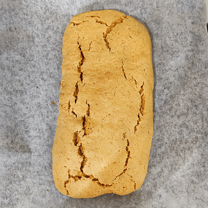 Pumpkin Biscotti after the first bake